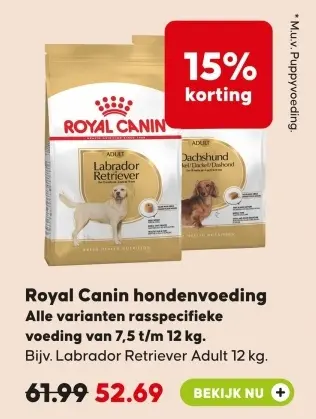 Aanbieding: Royal Canin hondenvoeding