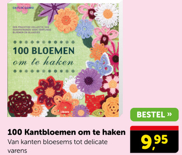 Aanbieding: Kantbloemen om te haken