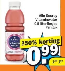 Aanbieding: Alle Sourcy Vitaminwater