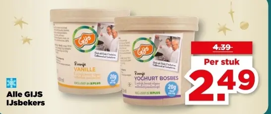 Aanbieding: GIJS IJsbekers