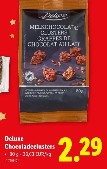 Aanbieding: Chocoladeclusters
