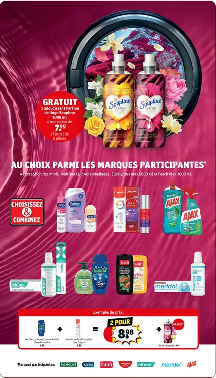 Offre: Au choix parmi les marques participantes
