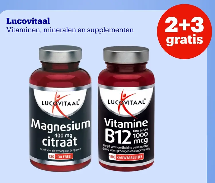 Aanbieding: Magnesium citraat & Vitamine B12