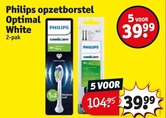 Promotie: Philips opzetborstel Optimal White