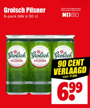 Aanbieding: Grolsch Pilsner