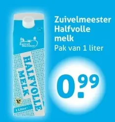 Aanbieding: Zuivelmeester Halfvolle melk