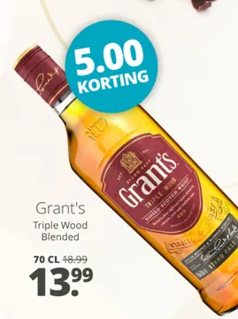 Aanbieding: Grant's Triple Wood Blended