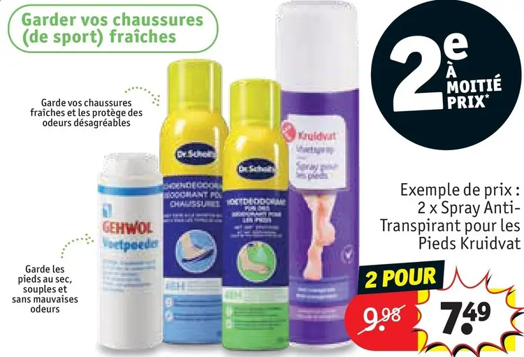 Offre: Garder vos chaussures (de sport) fraîches