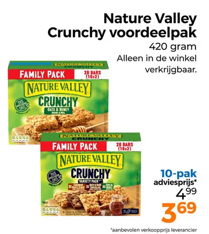 Aanbieding: Crunchy voordeelpak