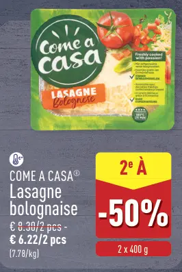 Offre: Lasagne bolognaise