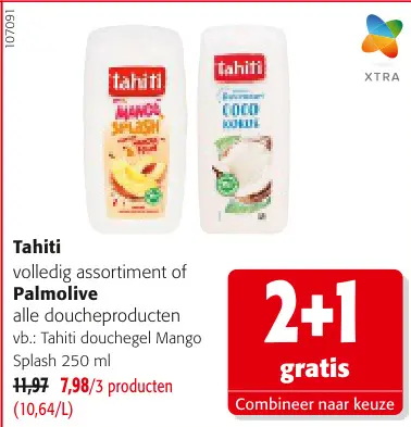 Promotie: Tahiti douchegel Mango Splash