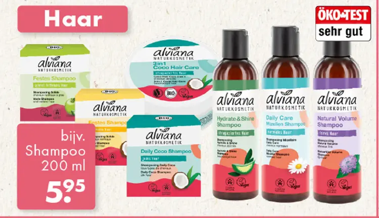 Aanbieding: Shampoo natural volume, Voetcrème, Soft care 