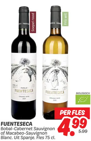 Aanbieding: FUENTESECA Bobal-Cabernet Sauvignon of Macabe