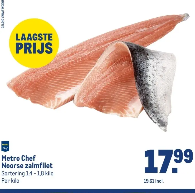 Aanbieding: Noorse zalmfilet