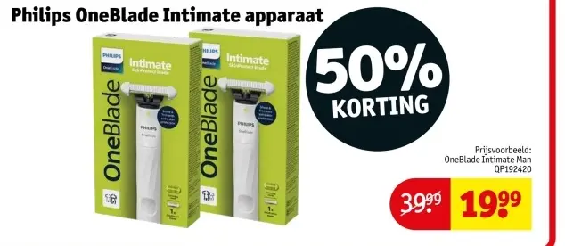 Aanbieding: Philips OneBlade Intimate apparaat