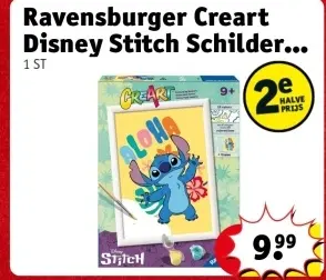 Aanbieding: Creart Disney Stitch Schilderen op Nummer