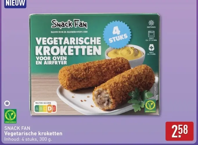 Aanbieding: Vegetarische kroketten