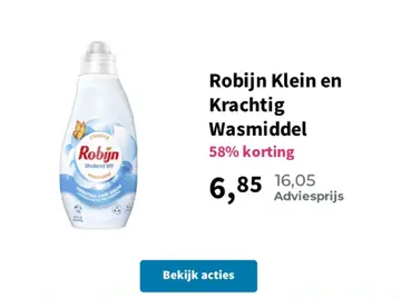 Aanbieding: Robijn Klein en Krachtig Wasmiddel