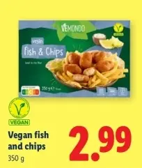 Aanbieding: Vegan fish and chips