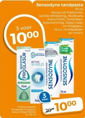 Aanbieding: Sensodyne tandpasta