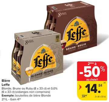 Offre: Bière Leffe