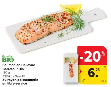 Offre: Saumon en Bellevue