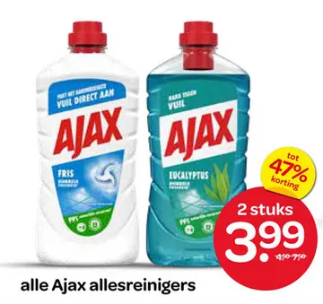 Aanbieding: Ajax allesreinigers