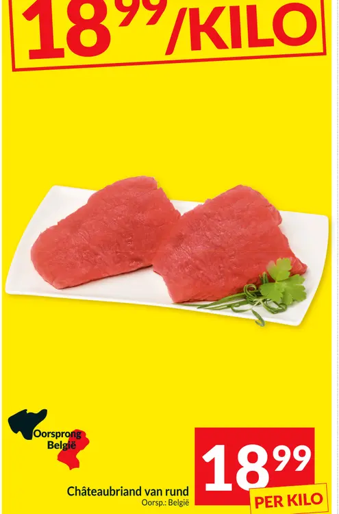 Promotie: Chateaubriand van rund