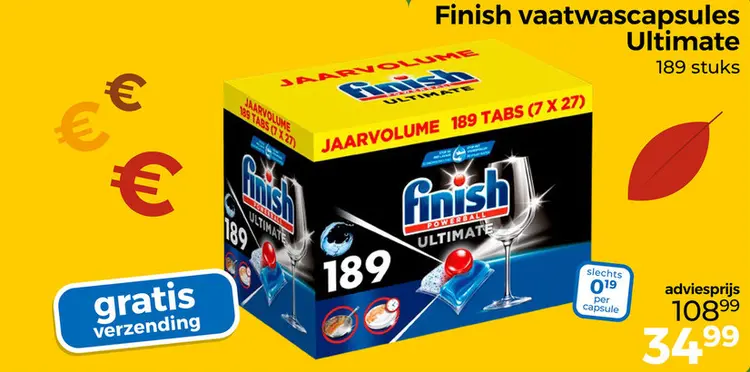 Aanbieding: Vaatwascapsules Ultimate