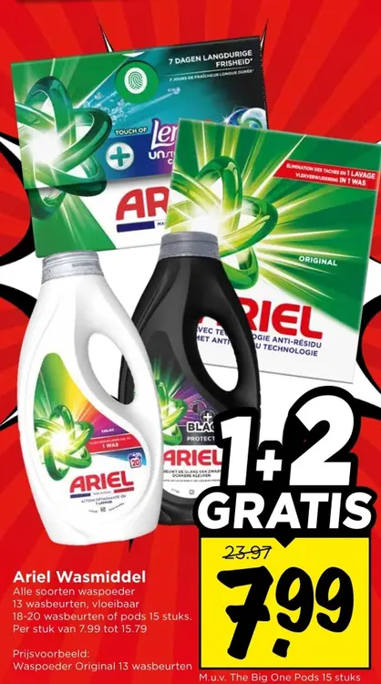 Aanbieding: Ariel Wasmiddel