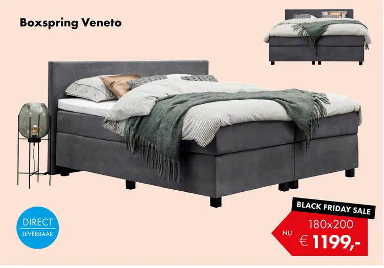 Aanbieding: Veneto boxspring antra