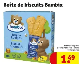 Offre: Boîte de biscuits Bambix