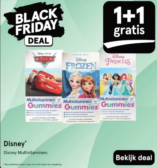 Aanbieding: Disney Multivitaminen Gummies