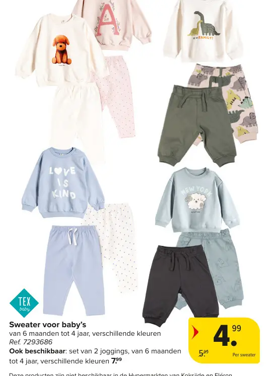 Promotie: Sweater voor baby's