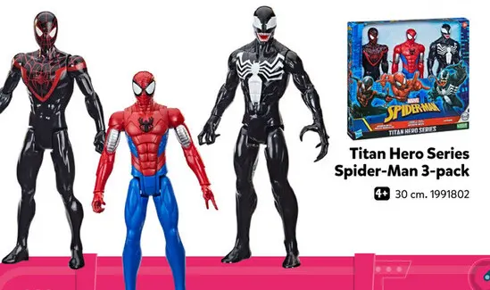 Aanbieding: Titan Hero Series Spider-Man 3-pack