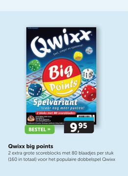 Aanbieding: Qwixx big point
