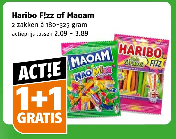 Aanbieding: Haribo F!zz of Maoam