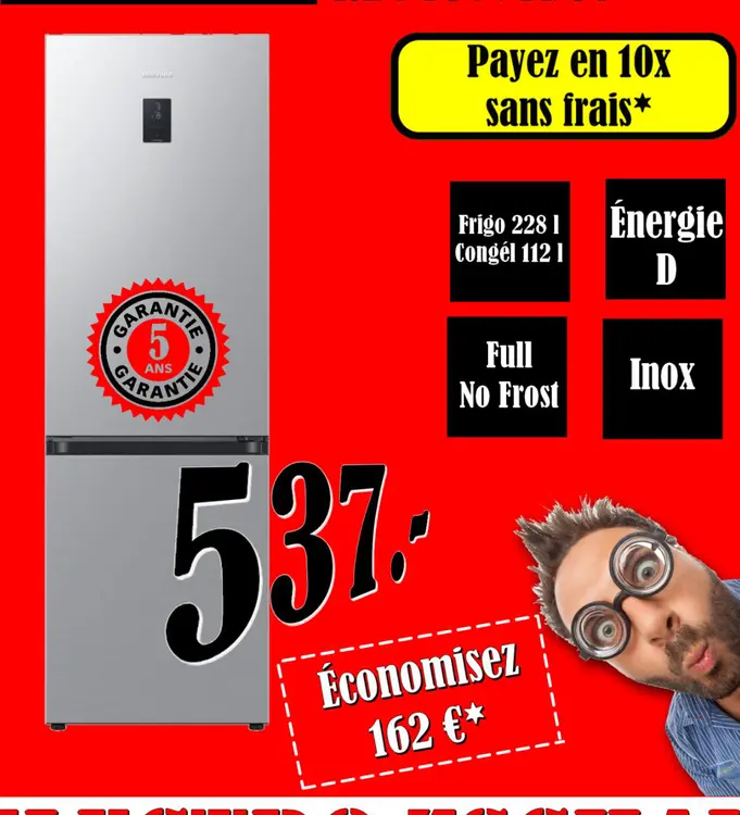 Aanbieding: Réfrigérateur Congélateur