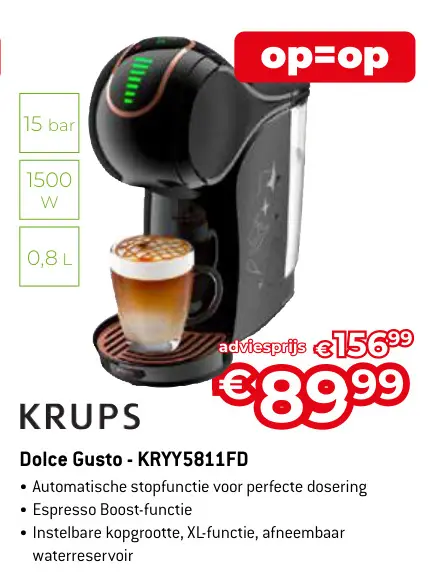 Promotie: Dolce Gusto - KRYY5811FD