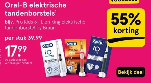 Aanbieding: Elektrische tandenborstels