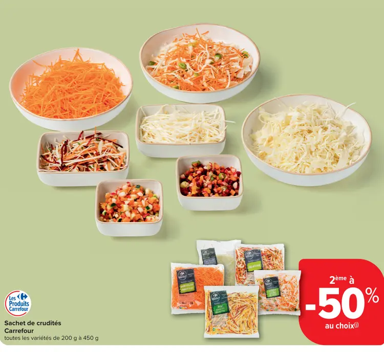 Offre: Sachet de crudités