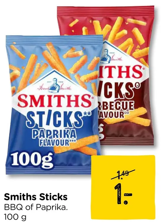Aanbieding: Smiths Sticks