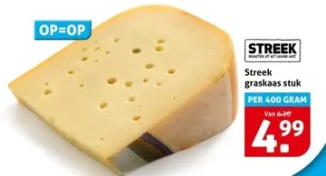 Aanbieding: Streek graskaas stuk