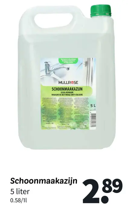 Aanbieding: Schoonmaakazijn