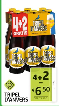Offre: Tripel d'anvers