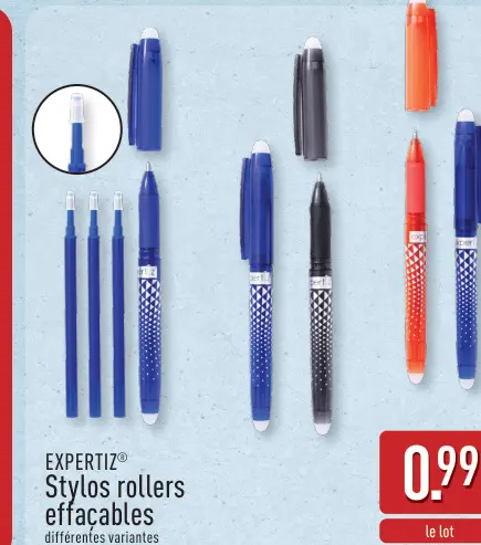 Offre: Stylos rollers effaçables