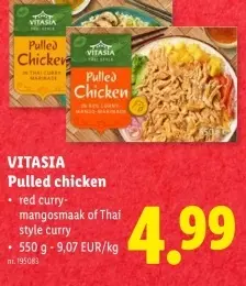 Promotie: Pulled chicken