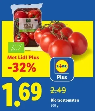 Aanbieding: Bio trostomaten