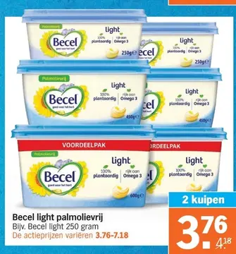 Aanbieding: Becel light palmolievrij
