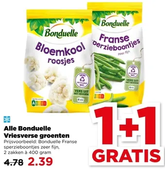 Aanbieding: Alle Bonduelle Vriesverse groenten